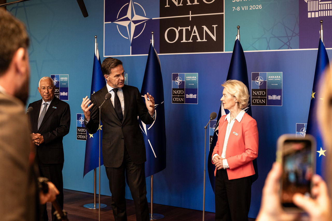 Remarks by the NATO Secretary General Mark Rutte with the President of the European Council, António Costa, and the President of the European Commission, Ursula von der Leyen
