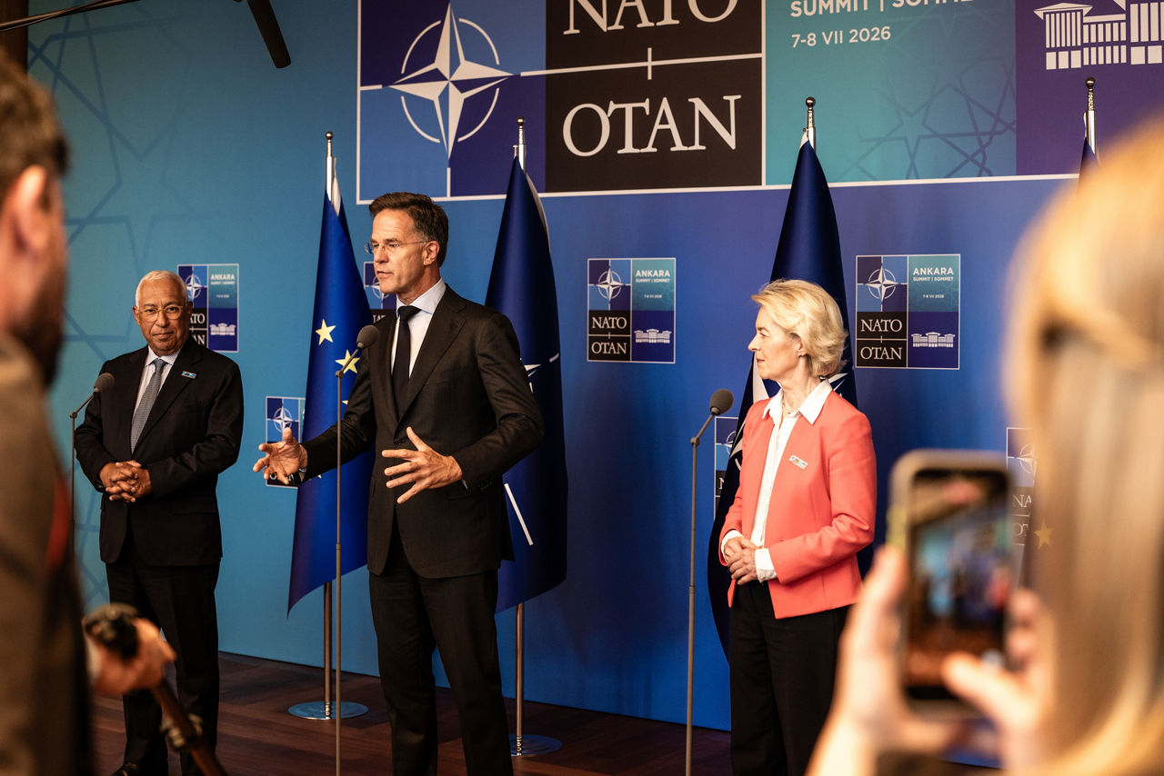 Remarks by the NATO Secretary General Mark Rutte with the President of the European Council, António Costa, and the President of the European Commission, Ursula von der Leyen
