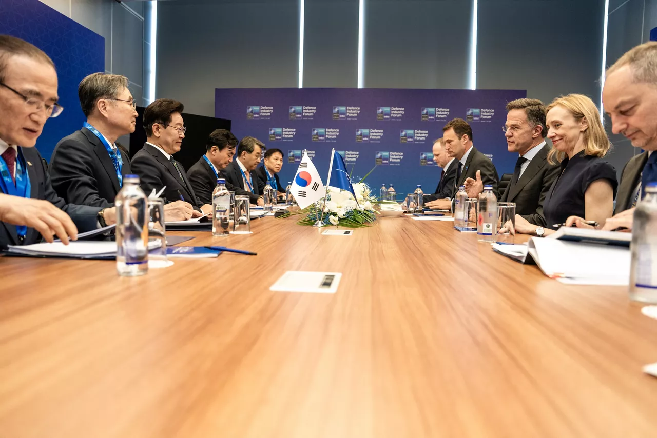 NATO Secretary General Mark Rutte meets with the President of the Republic of Korea, Jae Myung Lee in the margins of the 2026 NATO Summit in Ankara
