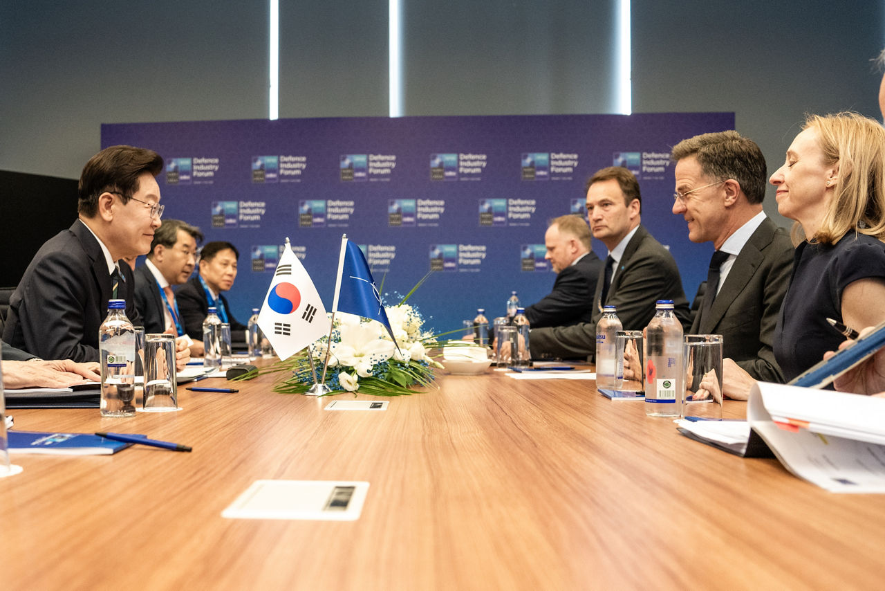 NATO Secretary General Mark Rutte meets with the President of the Republic of Korea, Jae Myung Lee in the margins of the 2026 NATO Summit in Ankara
