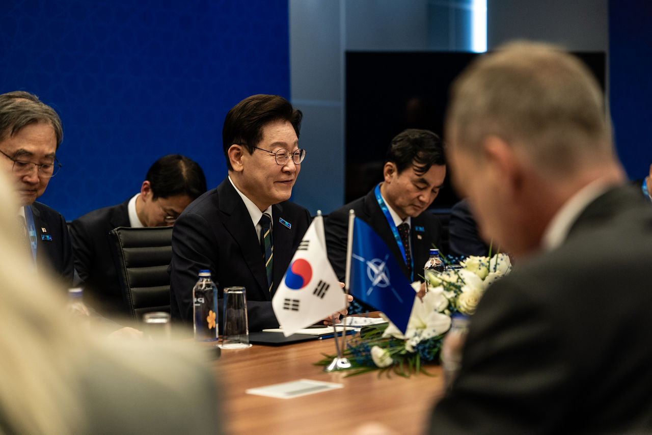 NATO Secretary General Mark Rutte meets with the President of the Republic of Korea, Jae Myung Lee in the margins of the 2026 NATO Summit in Ankara
