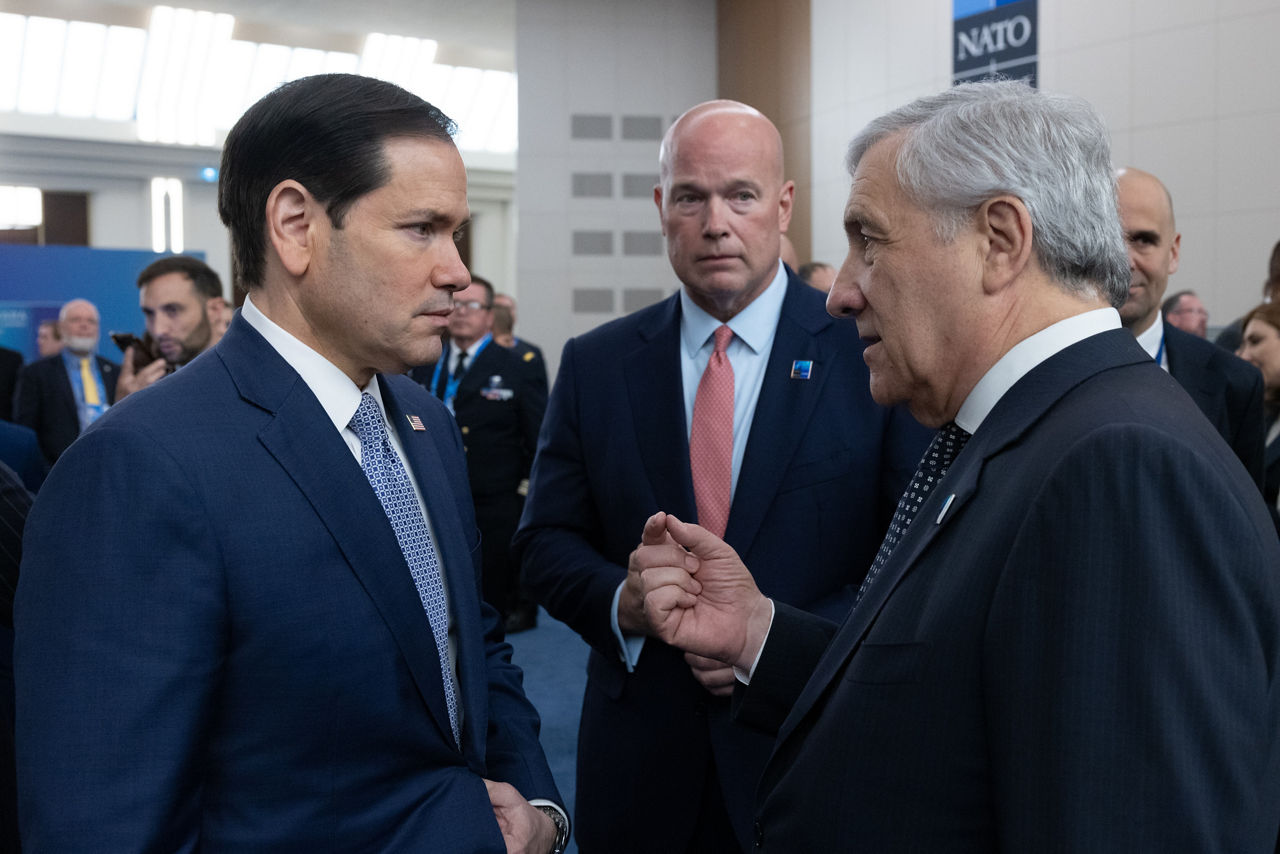 US Secretary of State Marco Rubio and Minister of Foreign Affairs of Italy Antonio Tajani 

