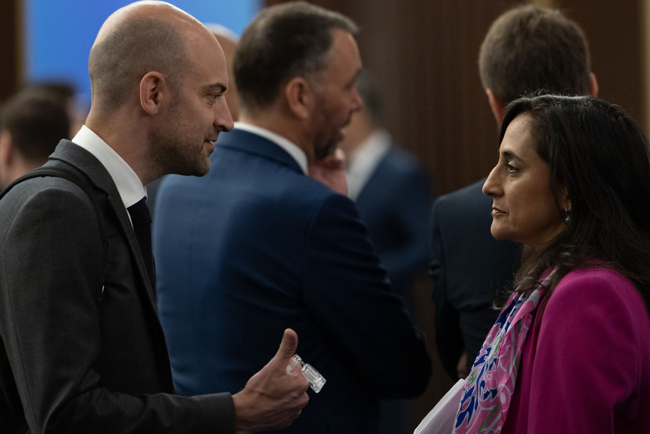 Minister of Foreign Affairs of France Jean-Noël Barrot and Minister of Foreign Affairs of Canada Anita Anand 
