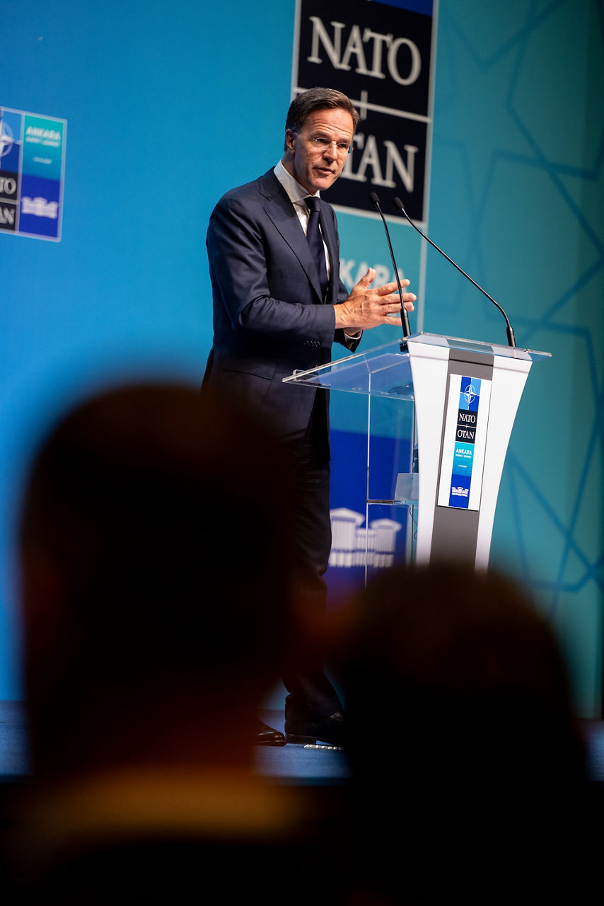 Press conference by NATO Secretary General Mark Rutte following the meeting of Heads of State and Government at the 2026 NATO Summit in Ankara