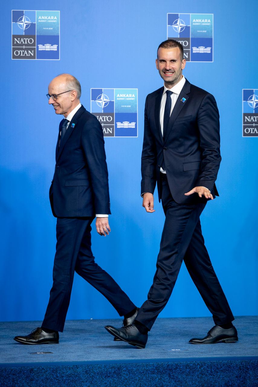 Prime Minister of Luxembourg Luc Frieden and Prime Minister of Montenegro Milojko Spajić