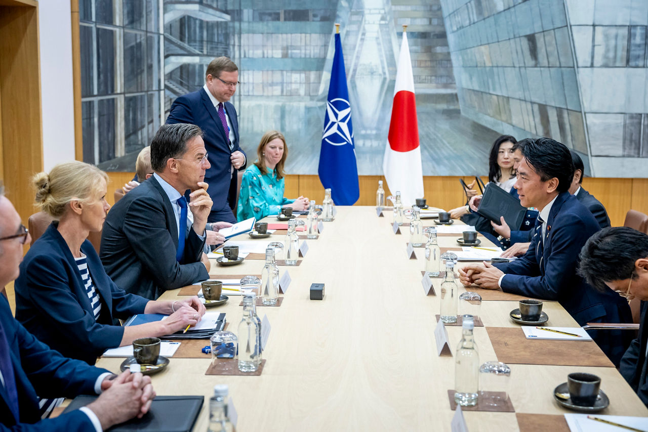 NATO Secretary General meets with the Minister of Defence of Japan