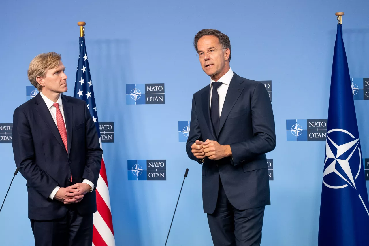 Press statements by NATO Secretary General Mark Rutte and the US Undersecretary of War for Policy Elbridge A. Colby