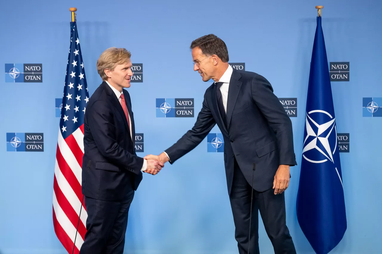 Press statements by NATO Secretary General Mark Rutte and the US Undersecretary of War for Policy Elbridge A. Colby