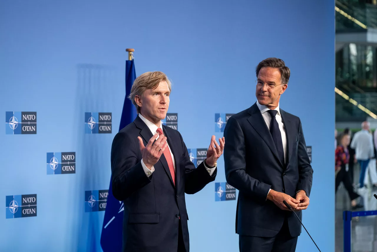 Press statements by NATO Secretary General Mark Rutte and the US Undersecretary of War for Policy Elbridge A. Colby