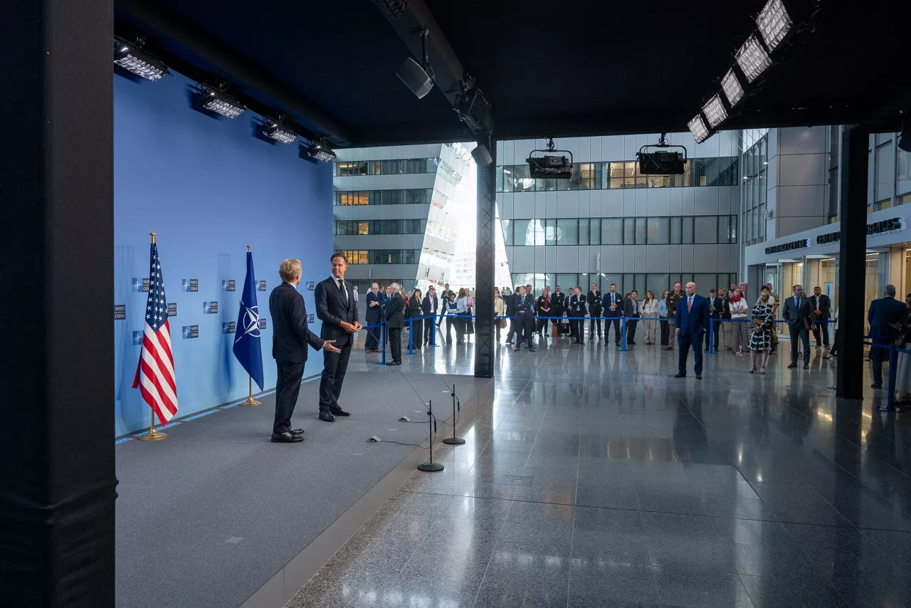 Press statements by NATO Secretary General Mark Rutte and the US Undersecretary of War for Policy Elbridge A. Colby