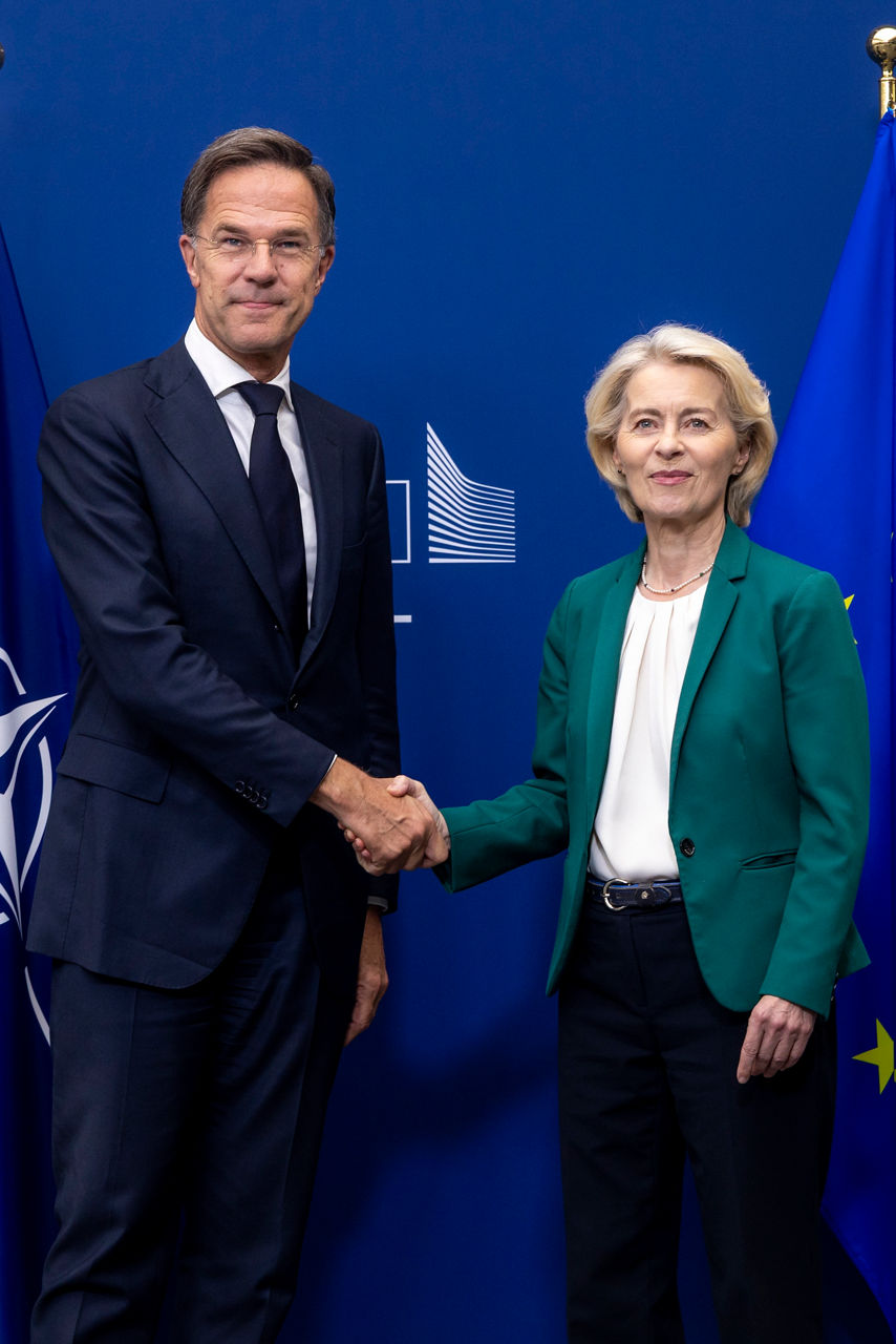 NATO Secretary General Mark Rutte meets the President of the European Commission Ursula von der Leyen 