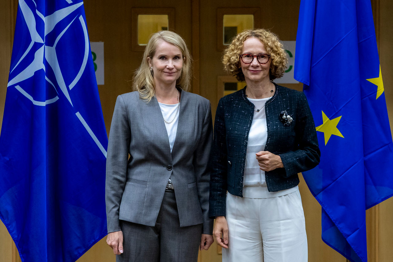 NATO Deputy Secretary General Radmila Shekerinska and Chair of the EEAS Political and Security Committee Lene Mandel Vensild