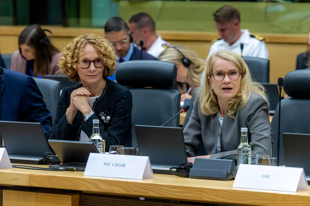 NATO Deputy Secretary General Radmila Shekerinska and Chair of the EEAS Political and Security Committee Lene Mandel Vensild