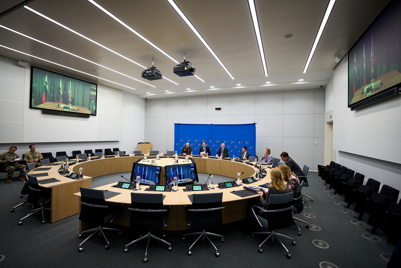 NATO Secretary General Mark Rutte attends a Ukraine Defence Contact Group meeting
