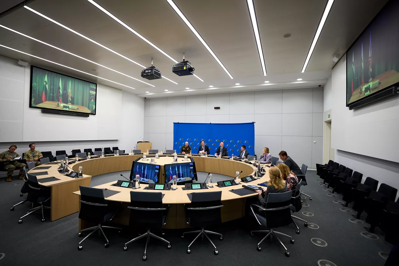 NATO Secretary General Mark Rutte attends a Ukraine Defence Contact Group meeting

