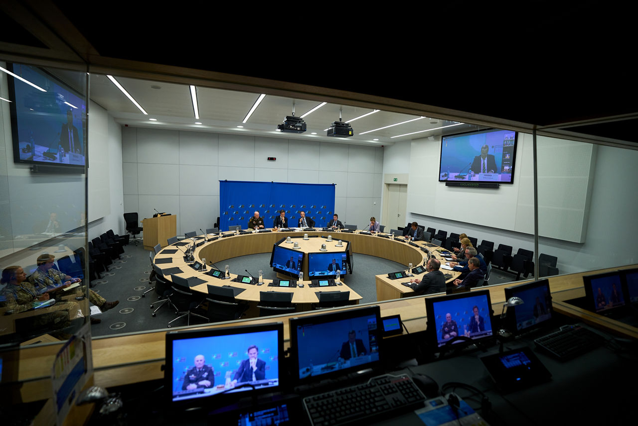 NATO Secretary General Mark Rutte attends a Ukraine Defence Contact Group meeting
