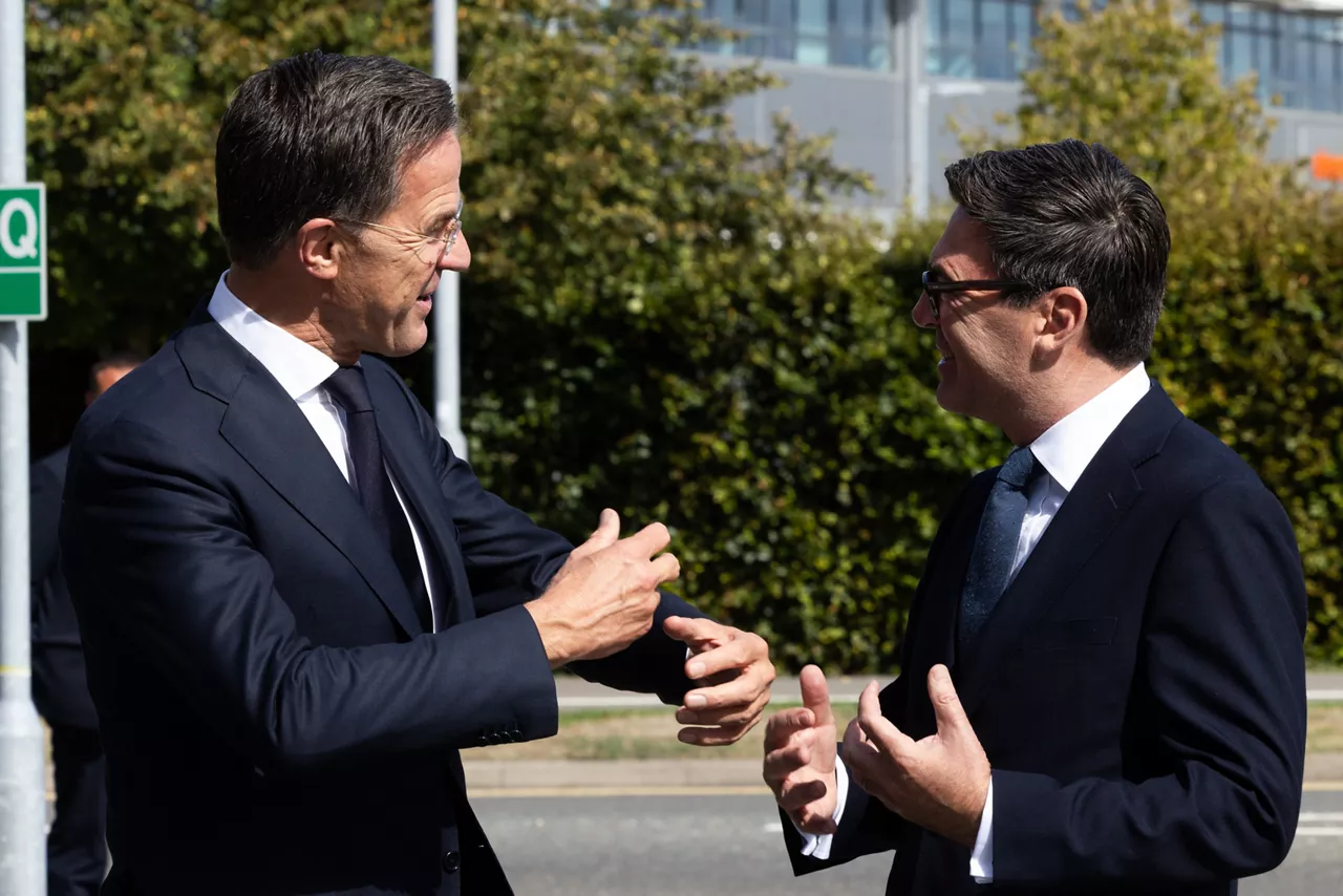 NATO Secretary General Mark Rutte meets with the Prime Minister of the United Kingdom, Andy Burnham
