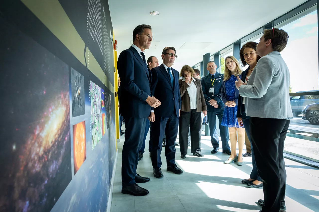 NATO Secretary General Mark Rutte and Prime Minister of the United Kingdom Andy Burnham visit RAL Space