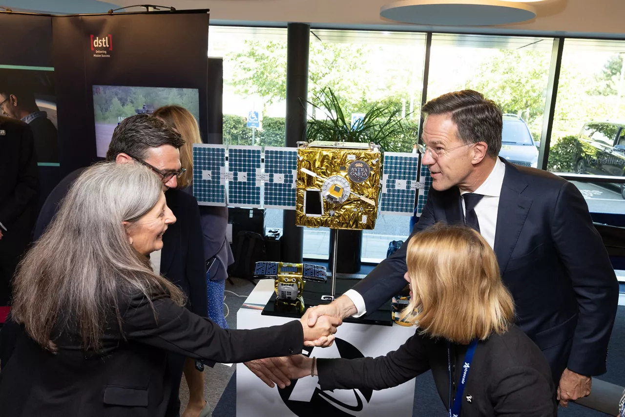 NATO Secretary General Mark Rutte and Prime Minister of the United Kingdom Andy Burnham visit RAL Space