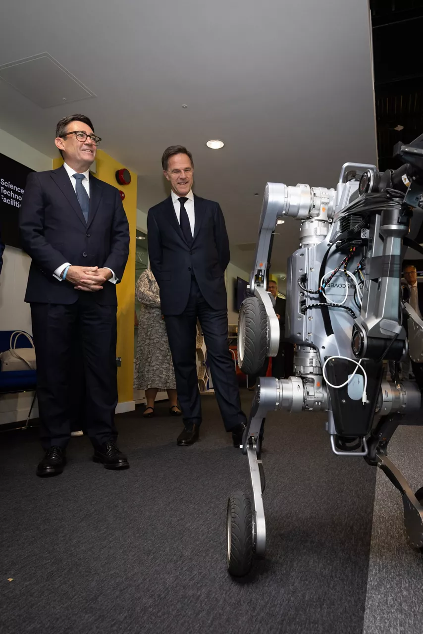 NATO Secretary General Mark Rutte and Prime Minister of the United Kingdom Andy Burnham visit RAL Space
