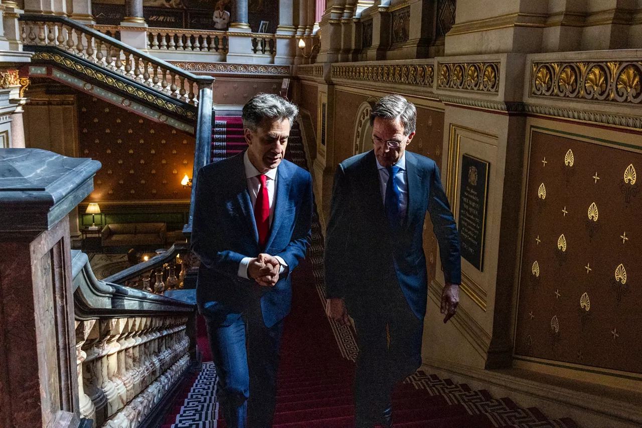 NATO Secretary General Mark Rutte meets with the Secretary of State for Foreign, Commonwealth and Development Affairs of the United Kingdom, Ed Miliband 