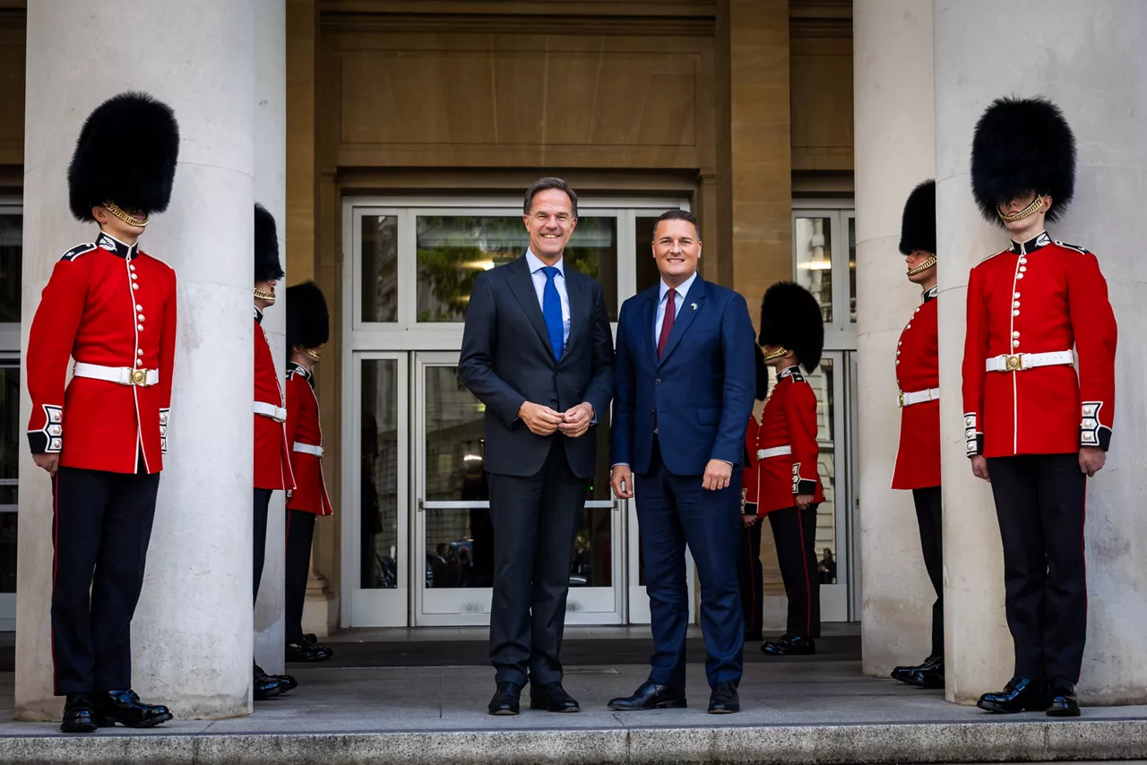NATO Secretary General Mark Rutte meets with Secretary of State for Defence, Wes Streeting
