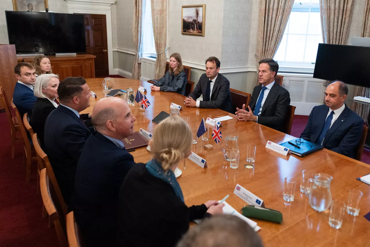 NATO Secretary General Mark Rutte meets with Secretary of State for Defence, Wes Streeting
