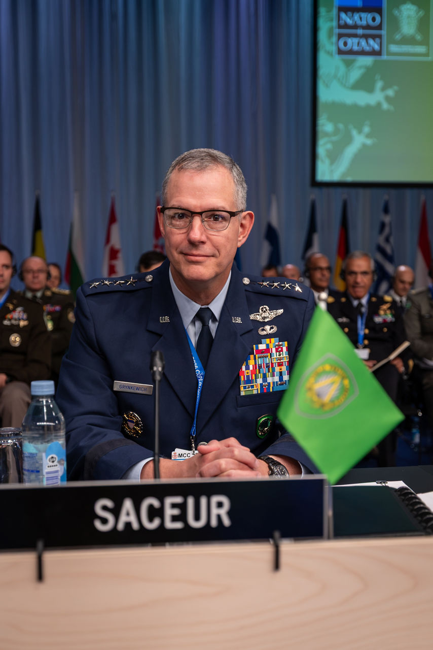 The Supreme Allied Commander Europe (SACEUR), General Alexus G. Grynkewich.
