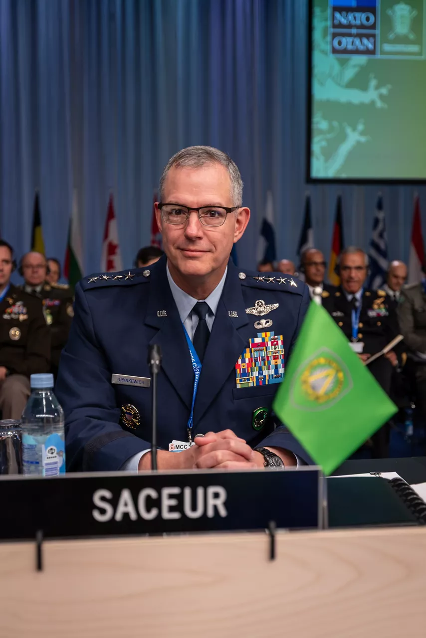 The Supreme Allied Commander Europe (SACEUR), General Alexus G. Grynkewich.

