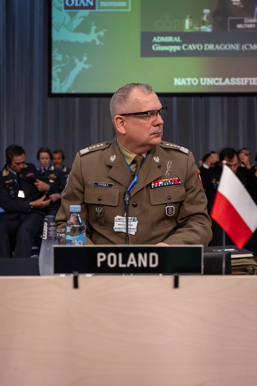 The Chief of Defence of Poland, General Wiesław Kukuła.
