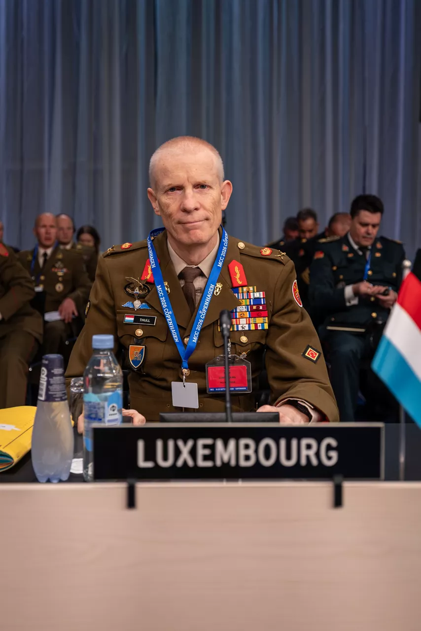 The Chief of Defence of Luxembourg, General Steve Thull.
