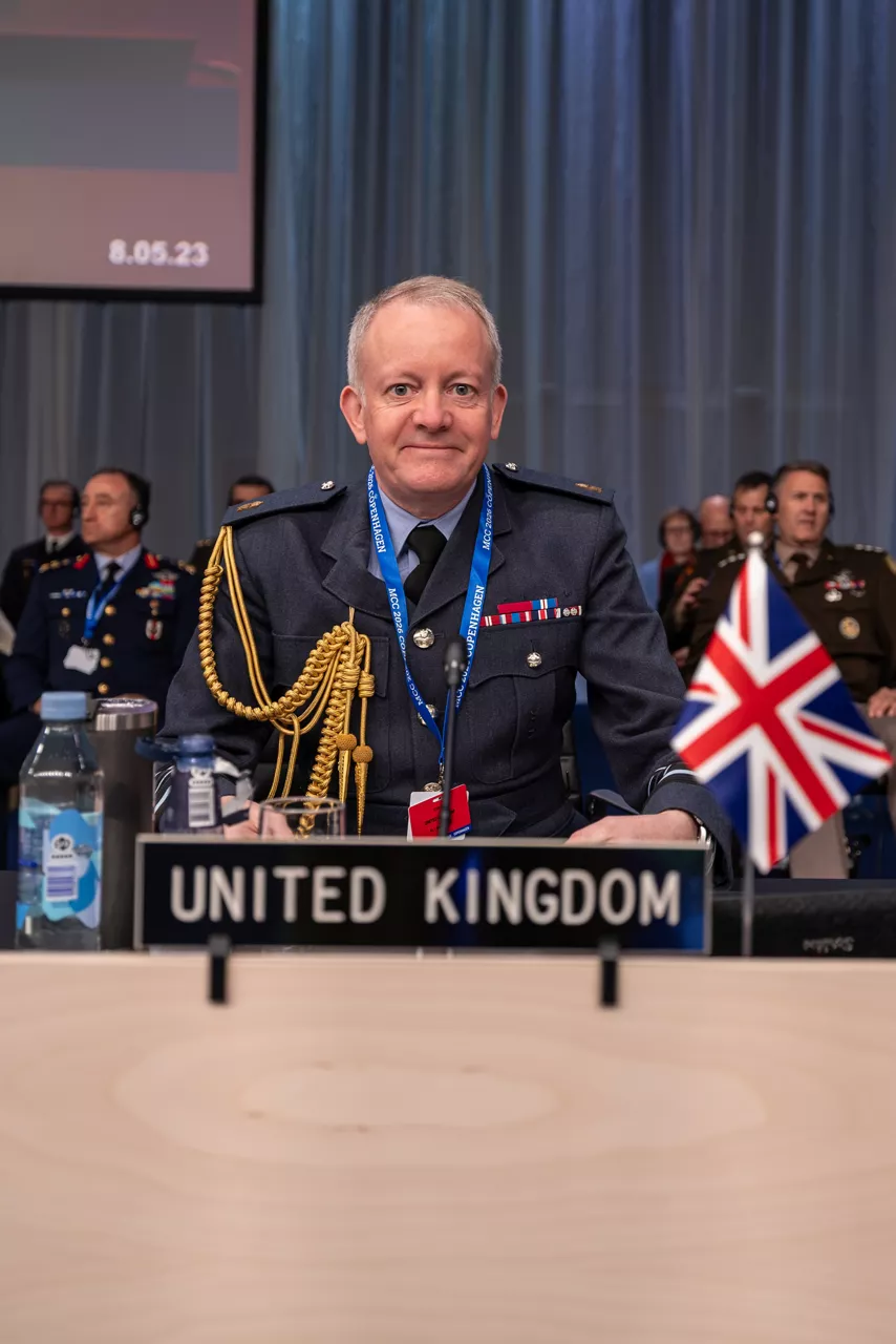 The Chief of Defence of the United Kingdom, Air Chief Marshal Sir Richard Knighton.