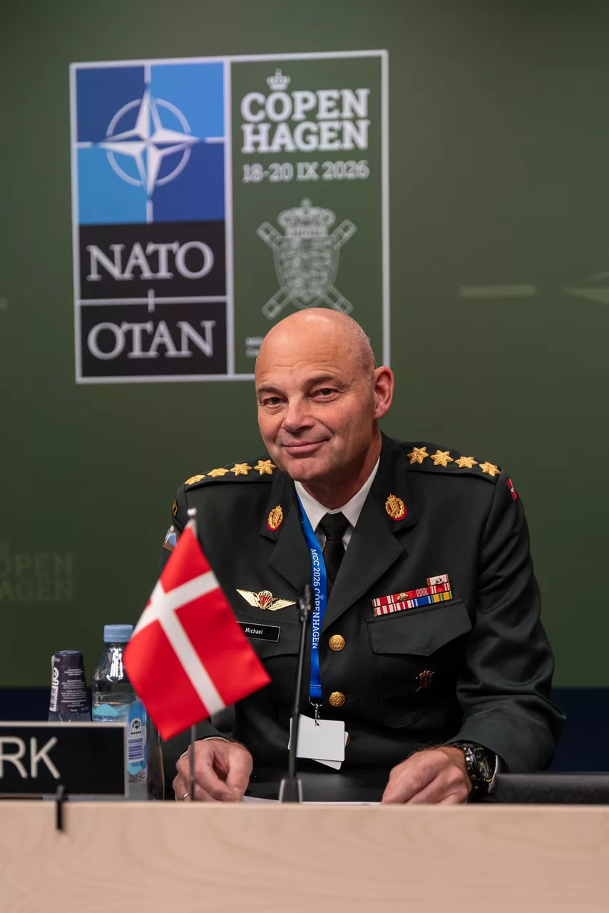The Chief of Defence of Denmark, General Michael Wiggers Hyldgaard.