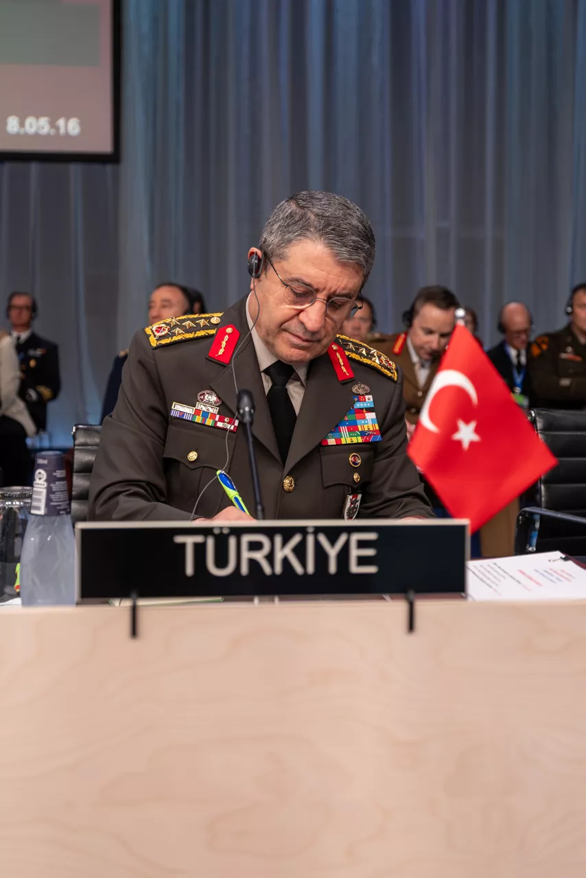 The Chief of Defence of Türkiye, General Selçuk Bayraktaroğlu.
