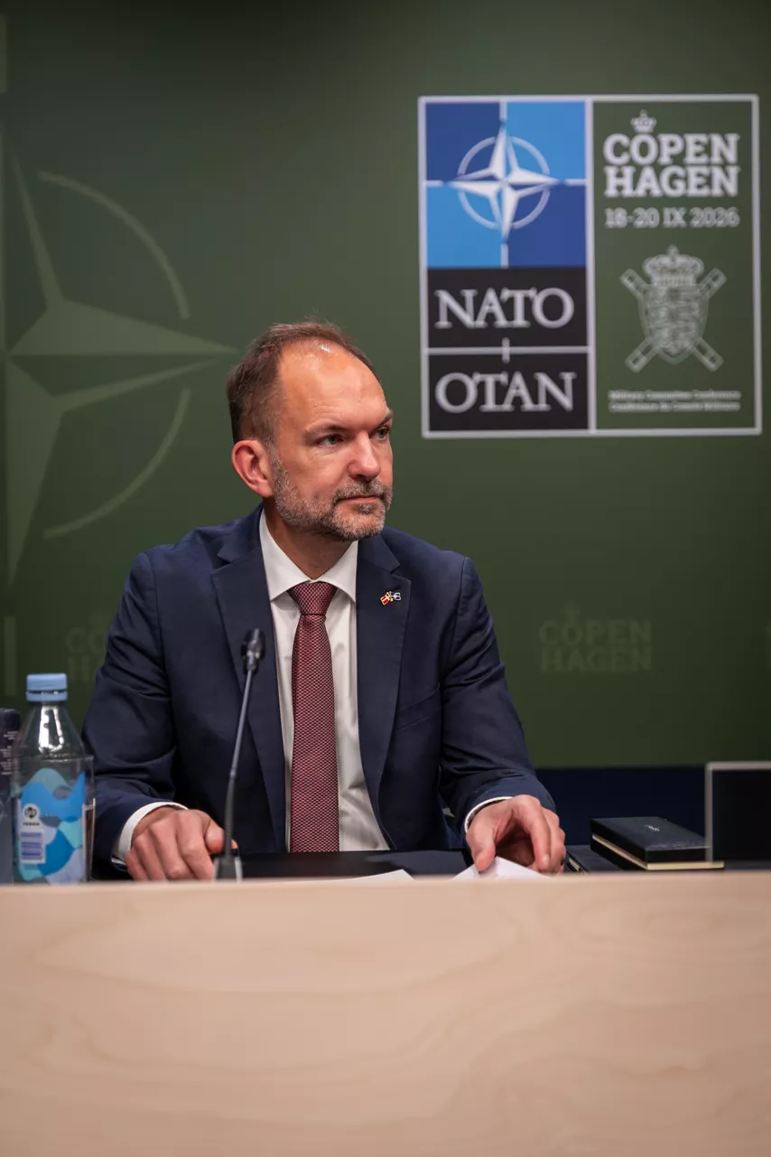 The Minister of Defence of Denmark, Jeppe Bruus.
