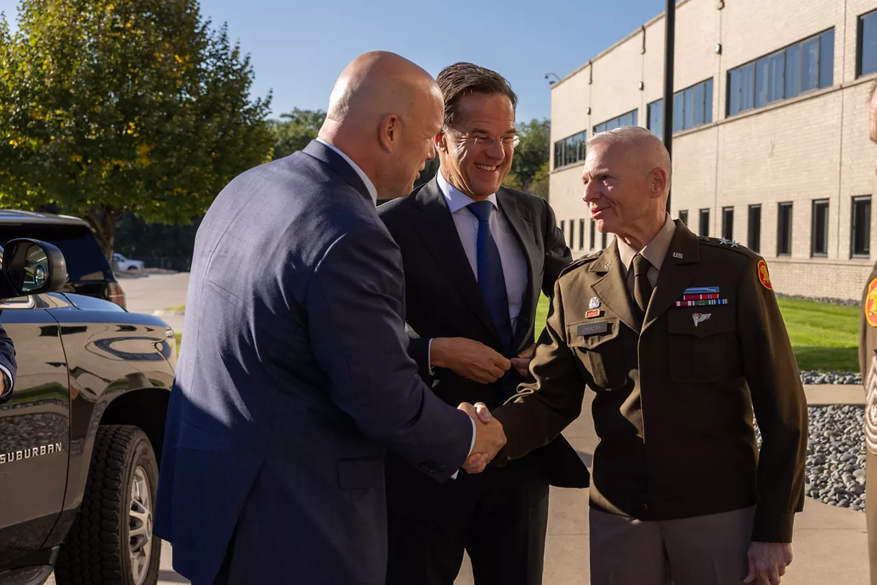 NATO Secretary General Mark Rutte and Permanent Representative of the United States to NATO, Matthew G. Whitaker, visit Iowa National Guard Joint Forces Headquarters