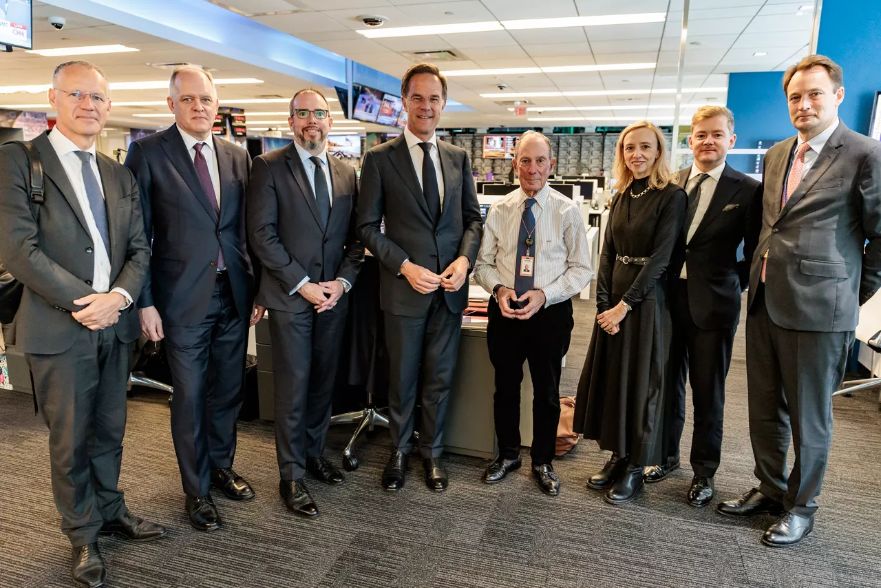 NATO Secretary General Mark Rutte meets with Mike Bloomberg