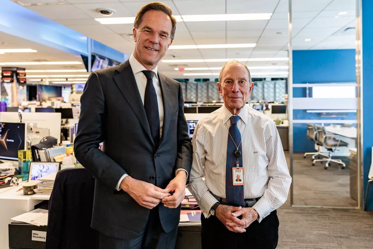 NATO Secretary General Mark Rutte meets with Mike Bloomberg