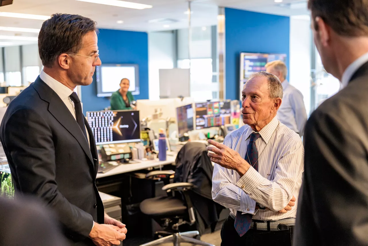 NATO Secretary General Mark Rutte meets with Mike Bloomberg