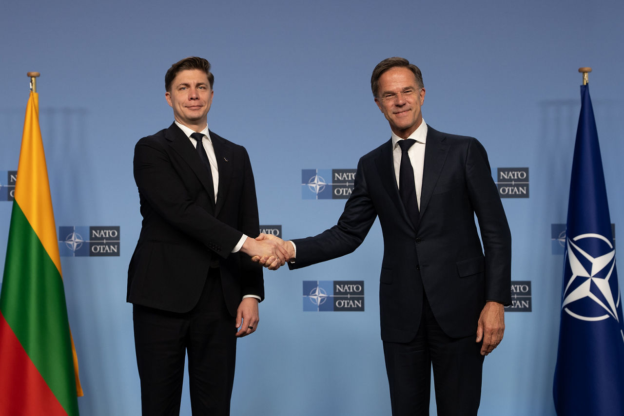 NATO Secretary General meets with the Prime Minister of Lithuania