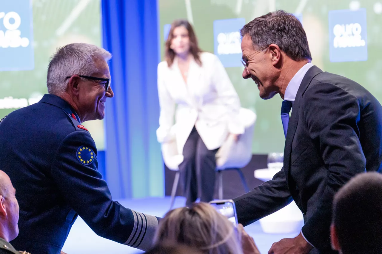 NATO Secretary General Mark Rutte participates in the Euronews Defence & Space Summit 2026
