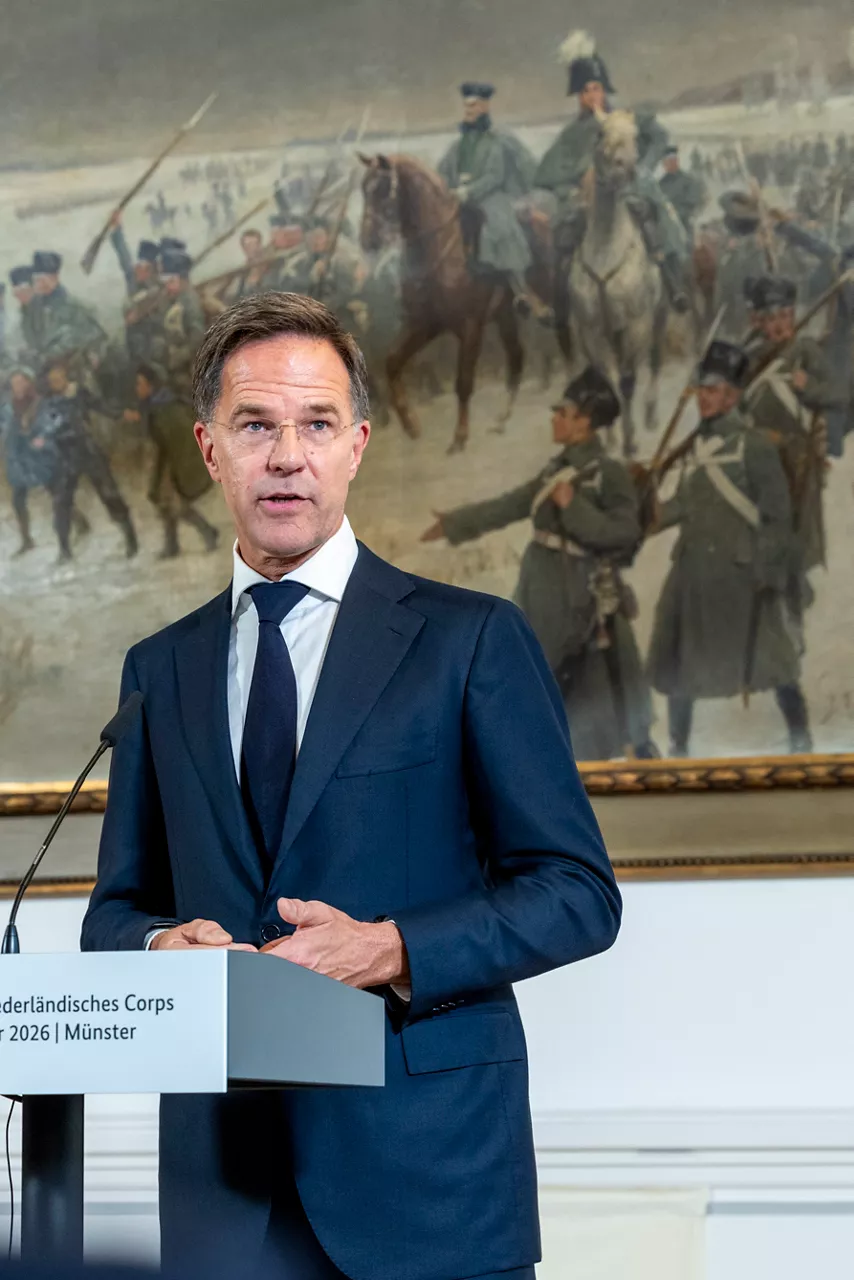 Joint press conference by NATO Secretary General Mark Rutte, the Federal Chancellor of Germany, Friedrich Merz and the Prime Minister of the Netherlands, Rob Jetten