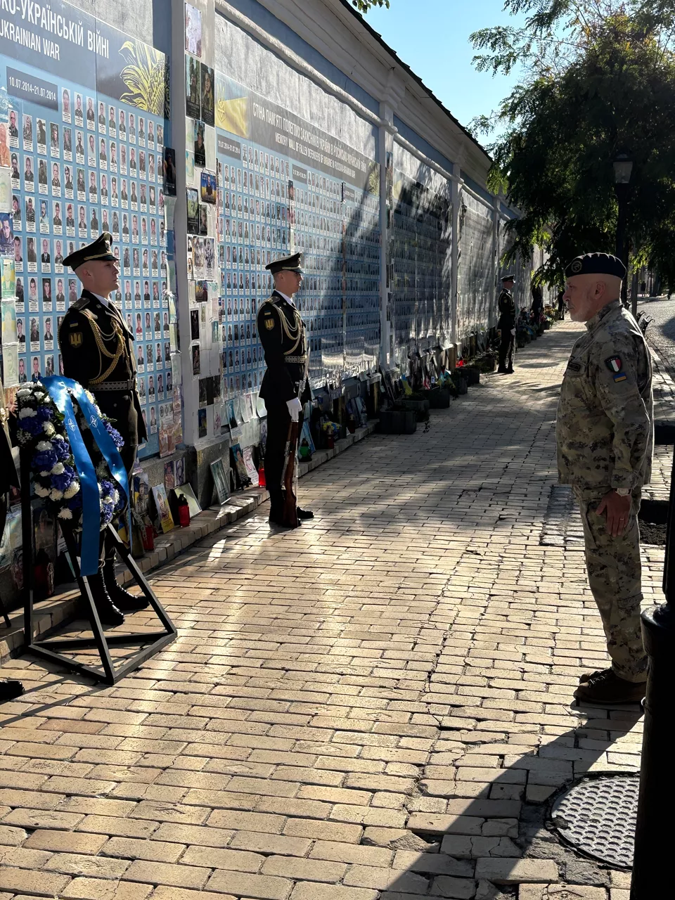 The Chair of the NATO Military Committee, Admiral Giuseppe Cavo Dragone