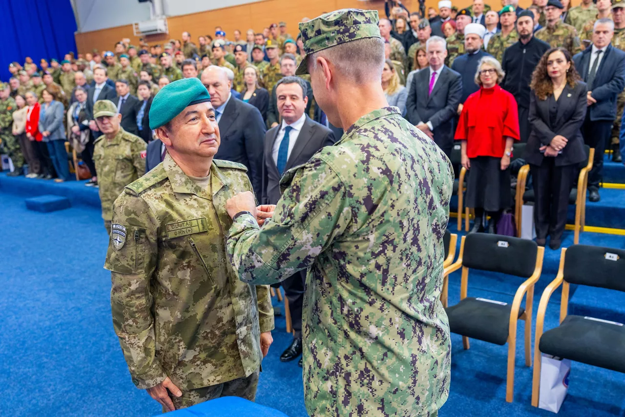 On 14 October 2026, Major General Roberto Vergori, from Italy, took the helm of the NATO-led KFOR mission, at a change of command ceremony held at KFOR Headquarters, in Pristina. He succeeds Major General Özkan Ulutaş, from Türkiye.