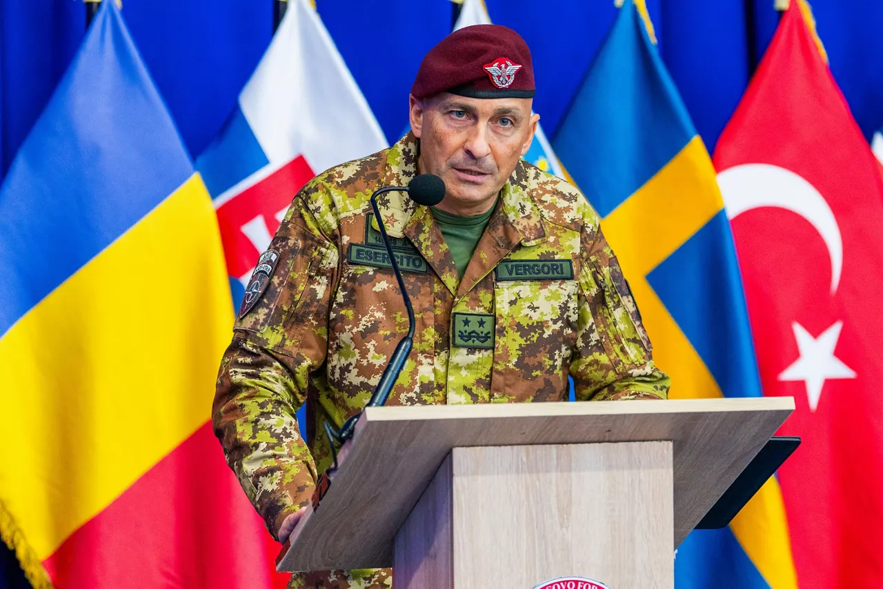 On 14 October 2026, Major General Roberto Vergori, from Italy, took the helm of the NATO-led KFOR mission, at a change of command ceremony held at KFOR Headquarters, in Pristina. He succeeds Major General Özkan Ulutaş, from Türkiye.