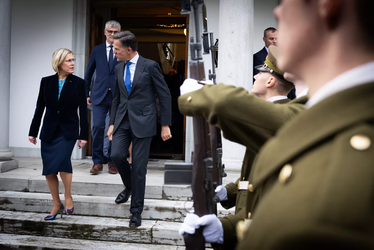 NATO Secretary General Mark Rutte meets with the President of Estonia, Ülle Madise