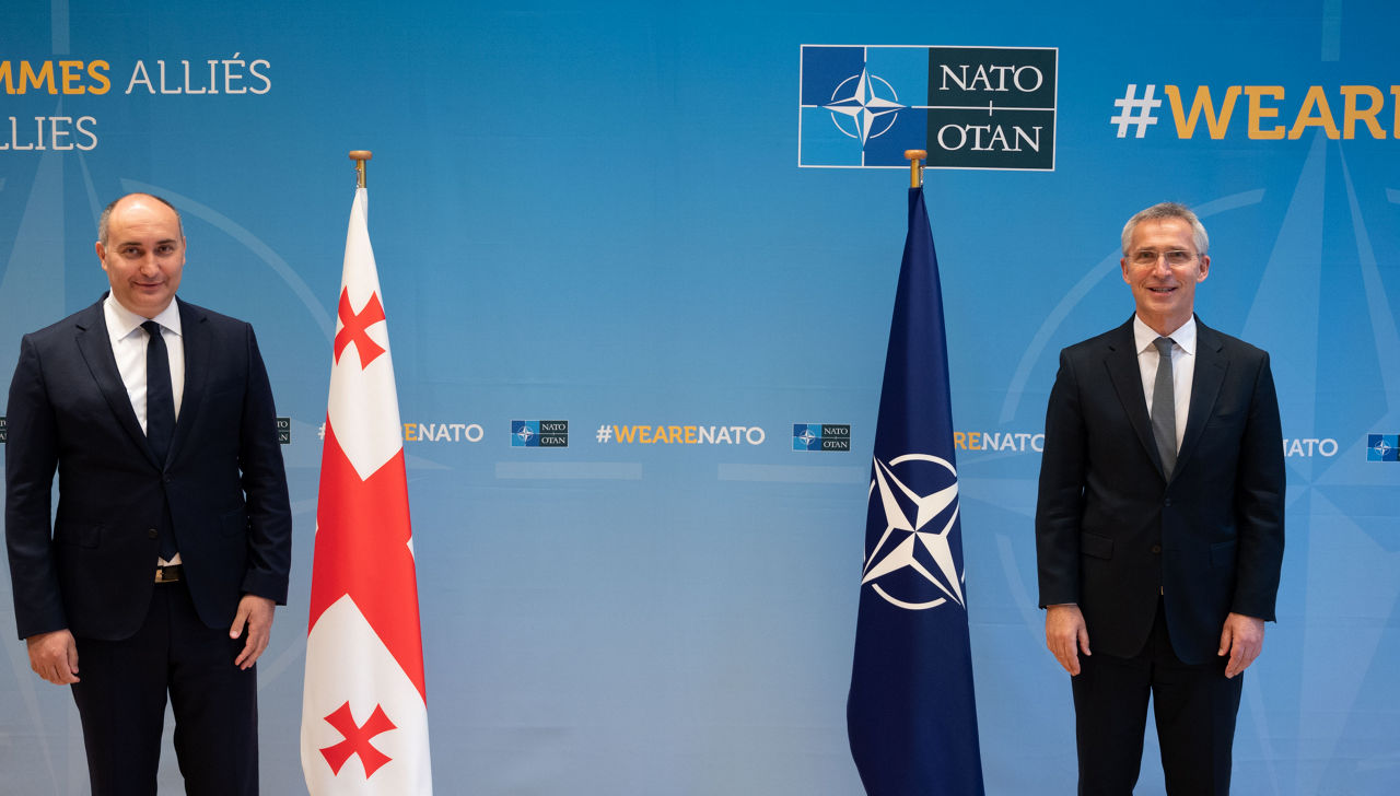 Visit to NATO by the Minister of Defence of Georgia