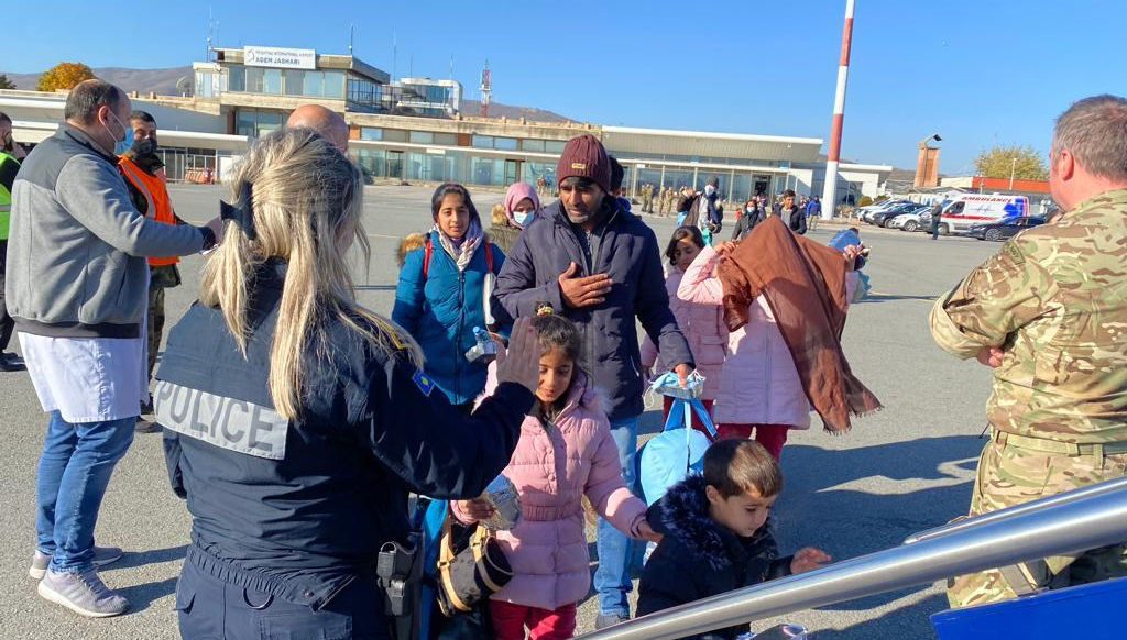 Afghan citizens arrive for resettlement in Canada