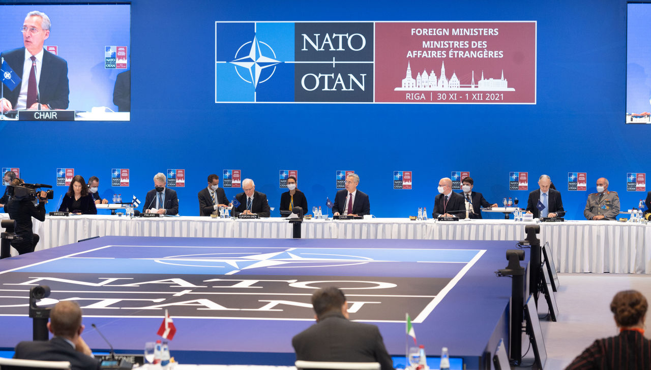 Meeting of the North Atlantic Council - Meeting of NATO Ministers of Foreign Affairs in Riga, Latvia - 30 Nov and 1 Dec 2021