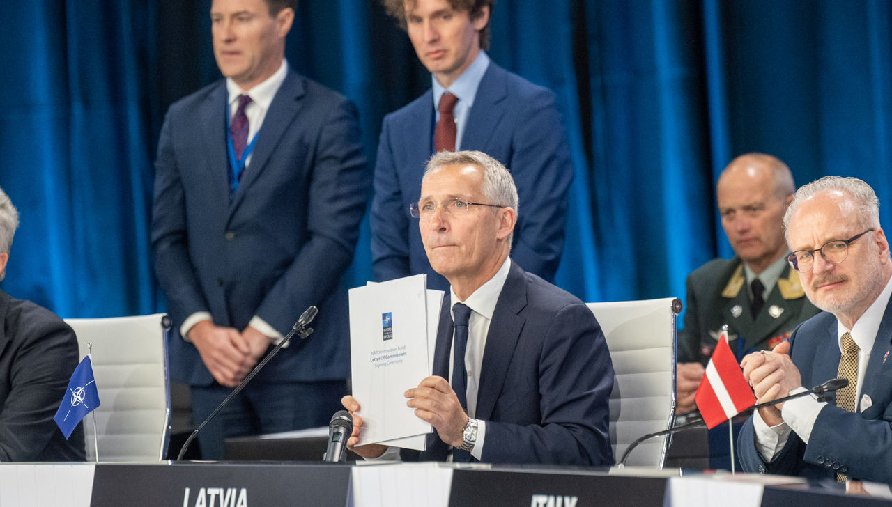 Signing Ceremony of the NATO Innovation Fund Letter of Commitment by participating Allied Leaders- NATO Summit Madrid - Spain, 27-30 June 2022